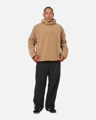 Adidas Fleece Teamgeist 1/4 Zip Hoodie Cardboard