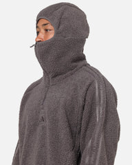 Adidas Fleece Teamgeist 1/4 Zip Hoodie Black