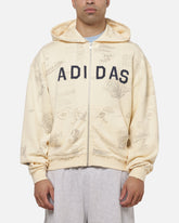 Adidas Originals AOA Full Zip Hoodie Warm Vanilla