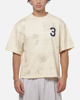 Adidas Vintage All Over Print T-Shirt Night Indigo