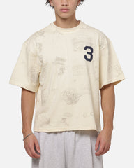 Adidas Vintage All Over Print T-Shirt Night Indigo