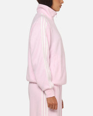 Adidas Women's Mohair Firebird Track Top Clear Pink
