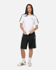 Adidas Women's 3 Stripe T-Shirt White/Black
