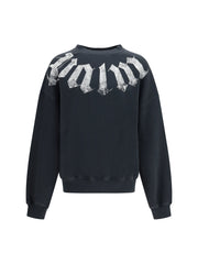Palm Angels Oversized Logo Sweatshirt — Black