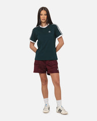 Adidas Women's Firebird Shorts Maroon/Cream