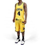 Michigan Wolverines Authentic Nike Chris Webber Fab 5 Set