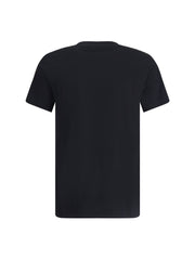 Burberry Archivio Check-Striped T-Shirt — Black