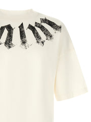 Palm Angels Logo-Print Cotton T-shirt — White