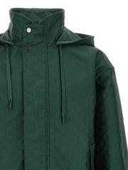 Gucci Reversible Cotton Shell Jacket — Green
