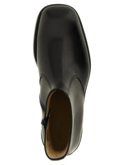 Lemaire Lamb Leather Ankle Boot — Black