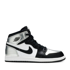NIKE AIR JORDAN1 HIGH SILVER TOE PRESCHOOL -