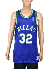 Jamal Mashburn Dallas Mavericks Champion Jersey Size 48