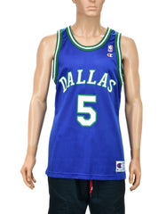 Dallas Mavericks Jason Kidd Rookie Champion Jersey Size 44