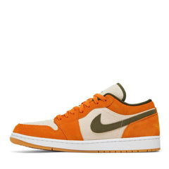 NIKE AIR JORDAN1 LOW OLIVE ORANGE