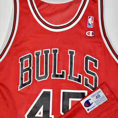 Michael Jordan Chicago Bulls "45" Champion Jersey 48
