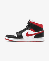 NIKE AIR JORDAN 1 MID GYM RED BLACK WHITE