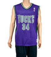 Milwaukee Bucks Ray Allen Champion Jersey Sz. 44