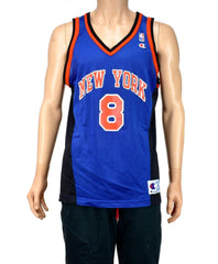 New York Knicks Latrell Spreewell Champion Jersey Sz. 44