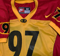 Grambling State Tigers 1997 Nike Authentic Game Jersey; Eddie Robinson's Final Season