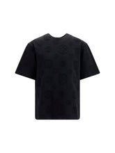 Casablanca All-Over Monogram T-Shirt — Black