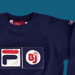 1/1 Fila BJ Bjorn Borg Oversized Logo Heavy Knit Sweater