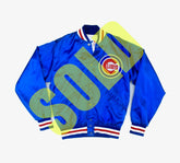 Chicago Cubs Jacket Lined; Original 80's Felco