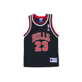 Chicago Bulls Michael Jordan Champion Black Jersey Youth Medium
