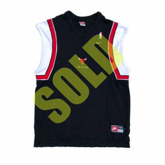 Chicago Bulls Nike Cutoff Sleeveless Warm-up Shirt Jordan Size XXL