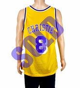 Doug Christie Los Angeles Lakers Champion Jersey Sz. 48