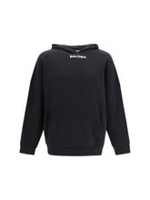 Palm Angels Classic Logo Over Hoodie — Black