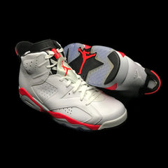 Nike Air Jordan 6 VI Retro White / Infrared NEW w/ Box Size 12