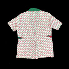 7 Eleven Full Zip 80's Employee Uniform AOP Gucci Stripe Shirt