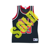 Chicago Bulls Michael Jordan Champion Alternate Black Jersey Size 40