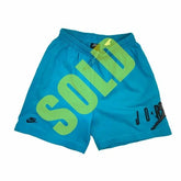 Nike Air Jordan 6 VI 1991 Original Aqua Lounge Shorts