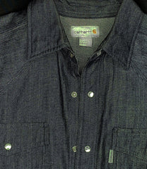 Carhartt Denim Pearl Snap Button-Up Shirt