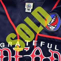 Grateful Dead Authentic Baseball Jersey by Liquid Blue, Size XXL