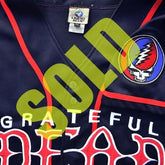 Grateful Dead Authentic Baseball Jersey by Liquid Blue, Size XXL