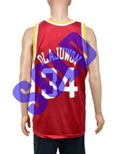 Houston Rockets Hakeem Olajuwon Champion Jersey Size 48