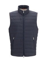 Brunello Cucinelli Padded Gilet — Navy