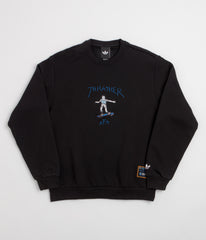 Adidas x Thrasher x AFA Gonz Crewneck Sweatshirt - Black