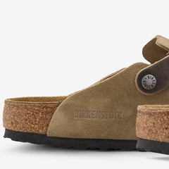 Boston Faded Khaki Oiled | Suede Leather
