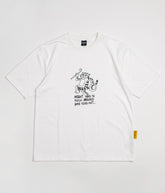 Baglady Fuck Around T-Shirt - White