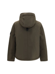 Stone Island Padded Micro Twill Down Jacket — Gray