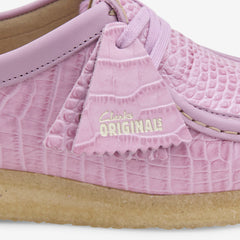 Women's Wallabee Mauve Croc