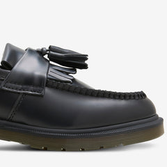 Adrian Tassel Loafer Black Polished Smooth