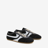Suede Sneakers Black | White