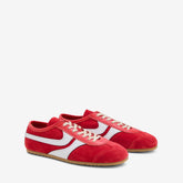 Suede Sneakers Red