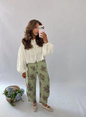 Pistachio Rose Vintage Jeans RESTOCK