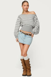 Petite Chiara Denim Micro Skirt
