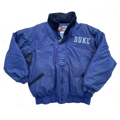 Duke Blue Devils Nike Duck Down Puffer Y2K Team Jacket Size Large